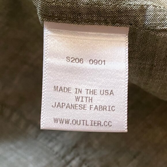 Outlier, Mojave Pivot Shirt, Olive, XL - Picture 9 of 11